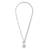 Stacie Toggle Chain Coin Necklace